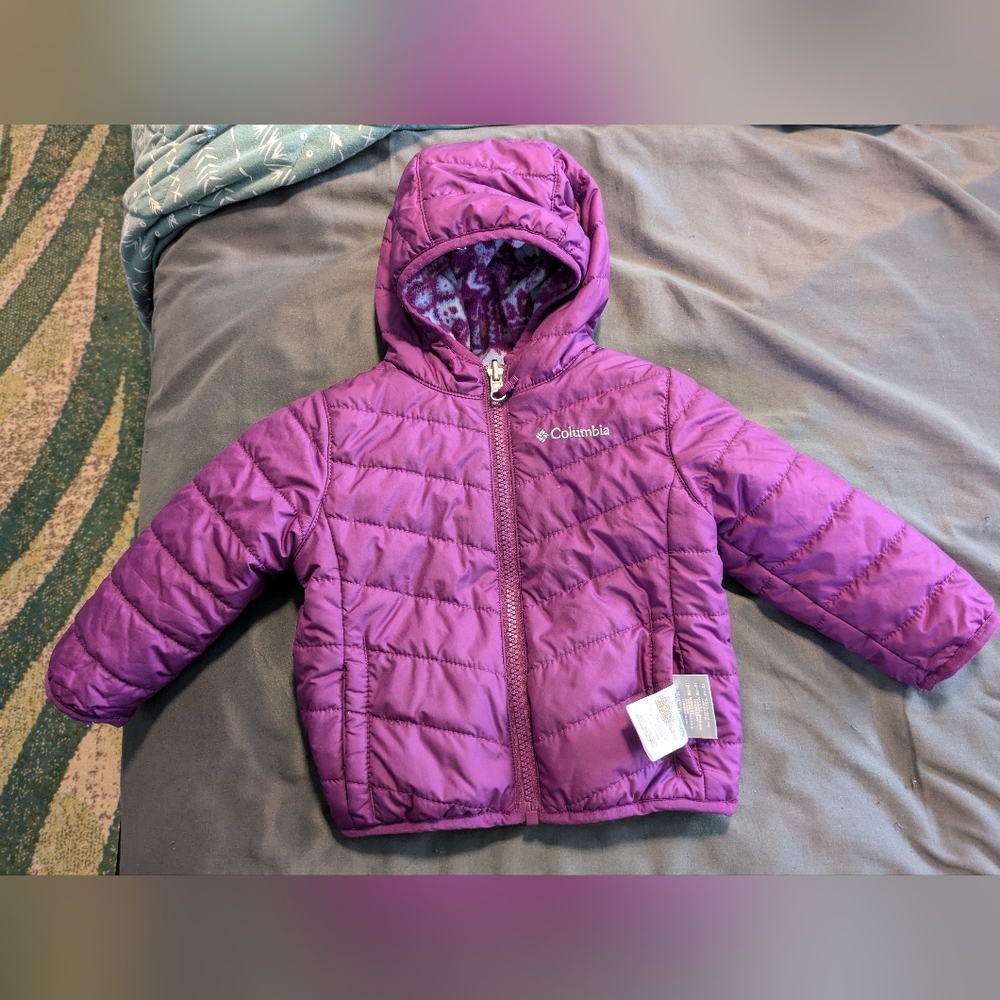 12-18 month girl reversible Columbia jacket